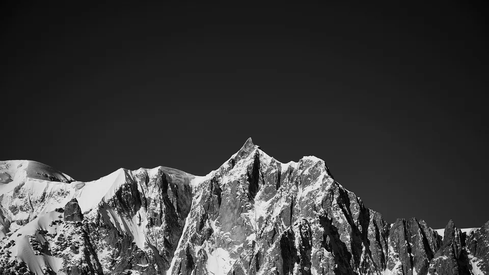 Structures au Mont Blanc